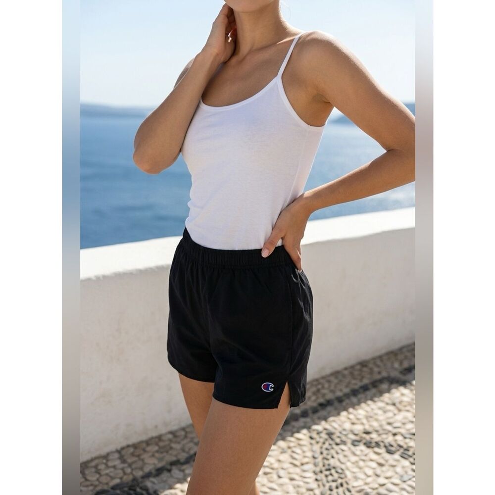 NWT Champion Women’s Black 5” Sport Athletic Shorts with Built in Liner Size 2XL